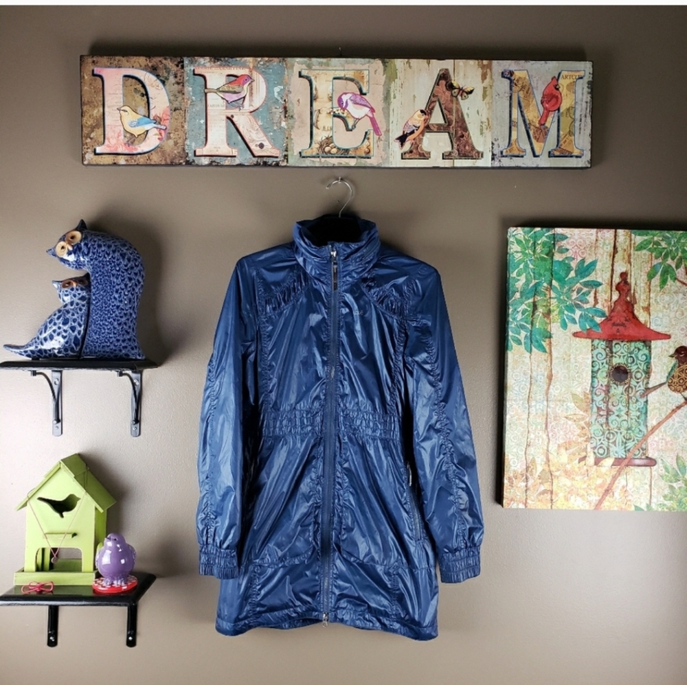 Lole hooded windbreaker trench coat jacket Medium